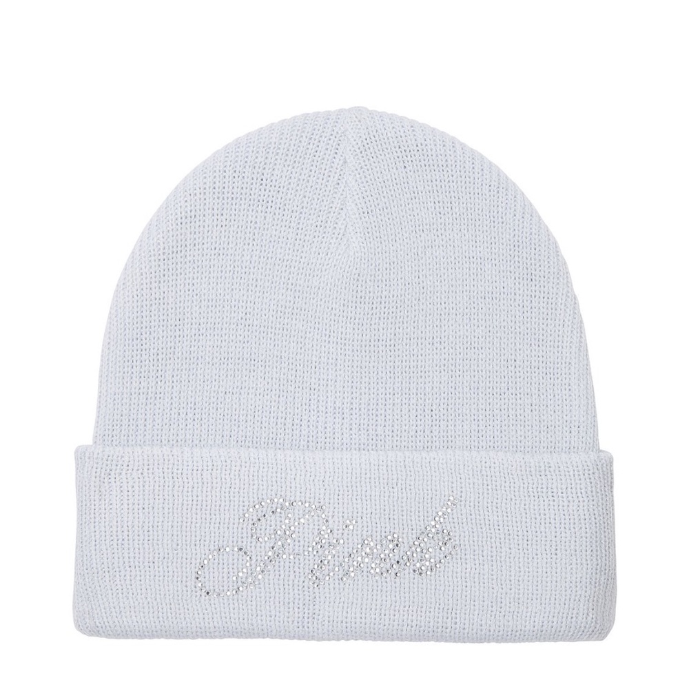 PINK VICTORIA’S SECRET RIB KNIT blue BEANIE